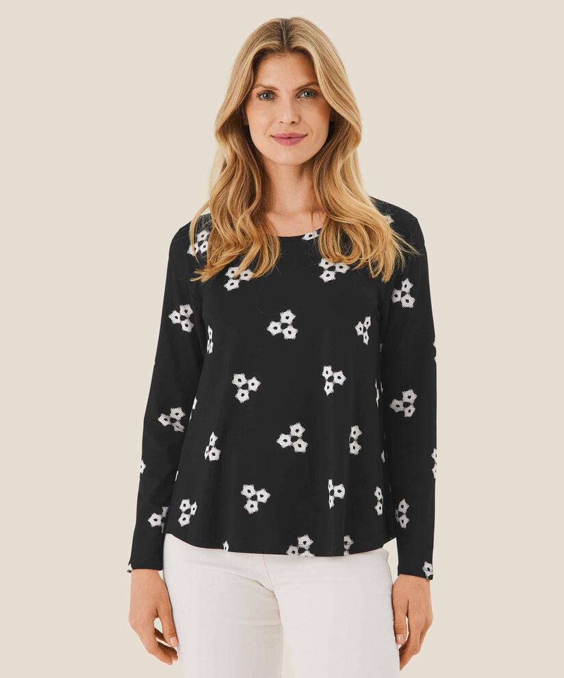 Badisna JERSEY Top, Black