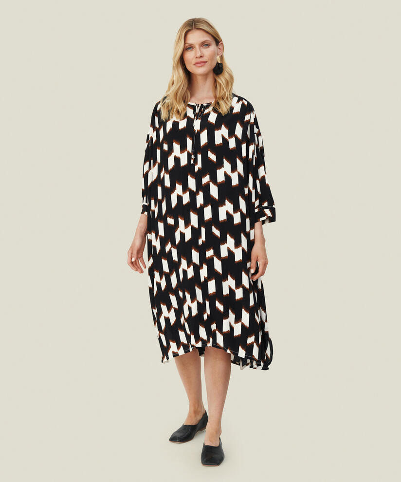 NINKI DRESS, Chestnut