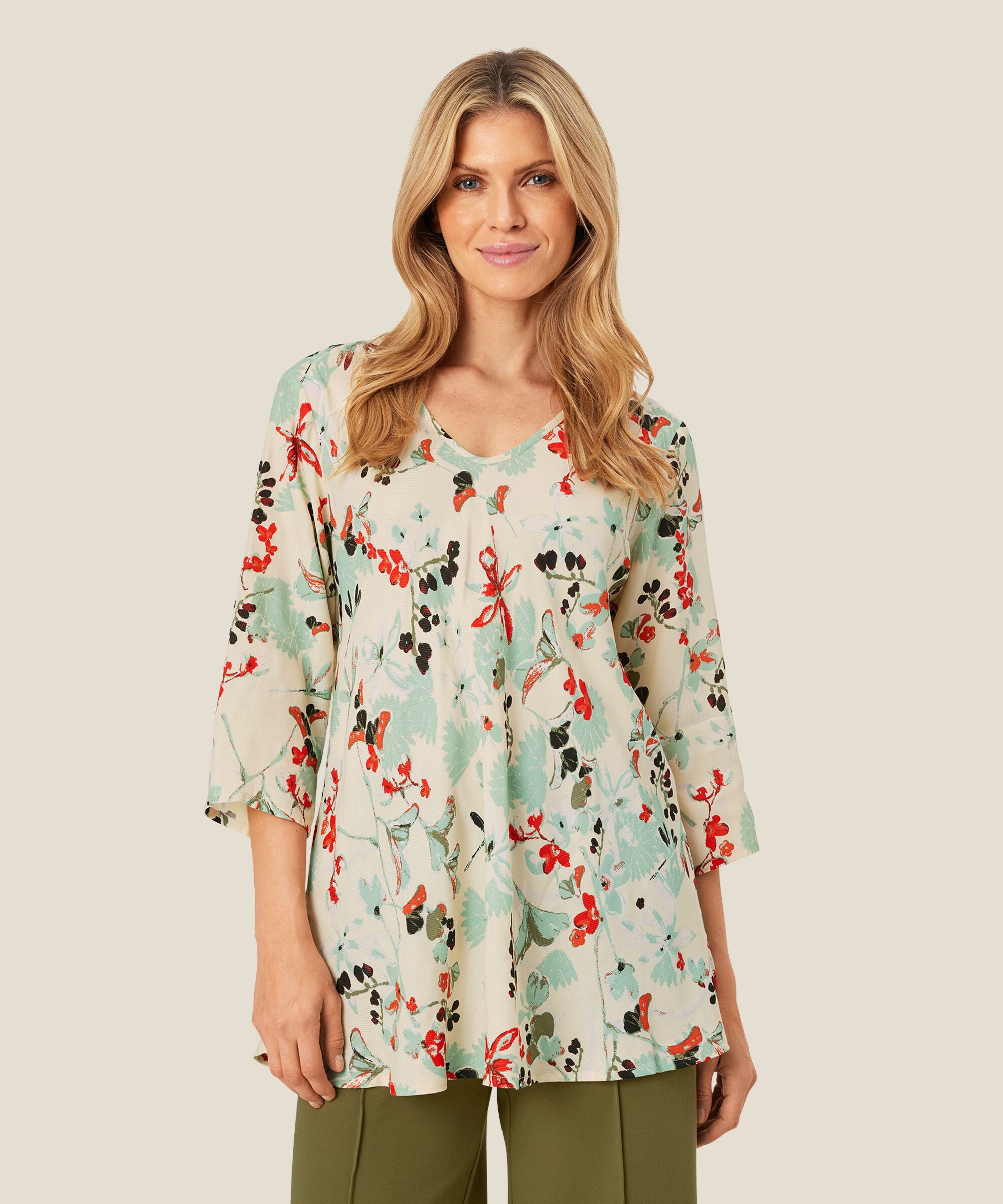 Kata Blouse, Frosty Green