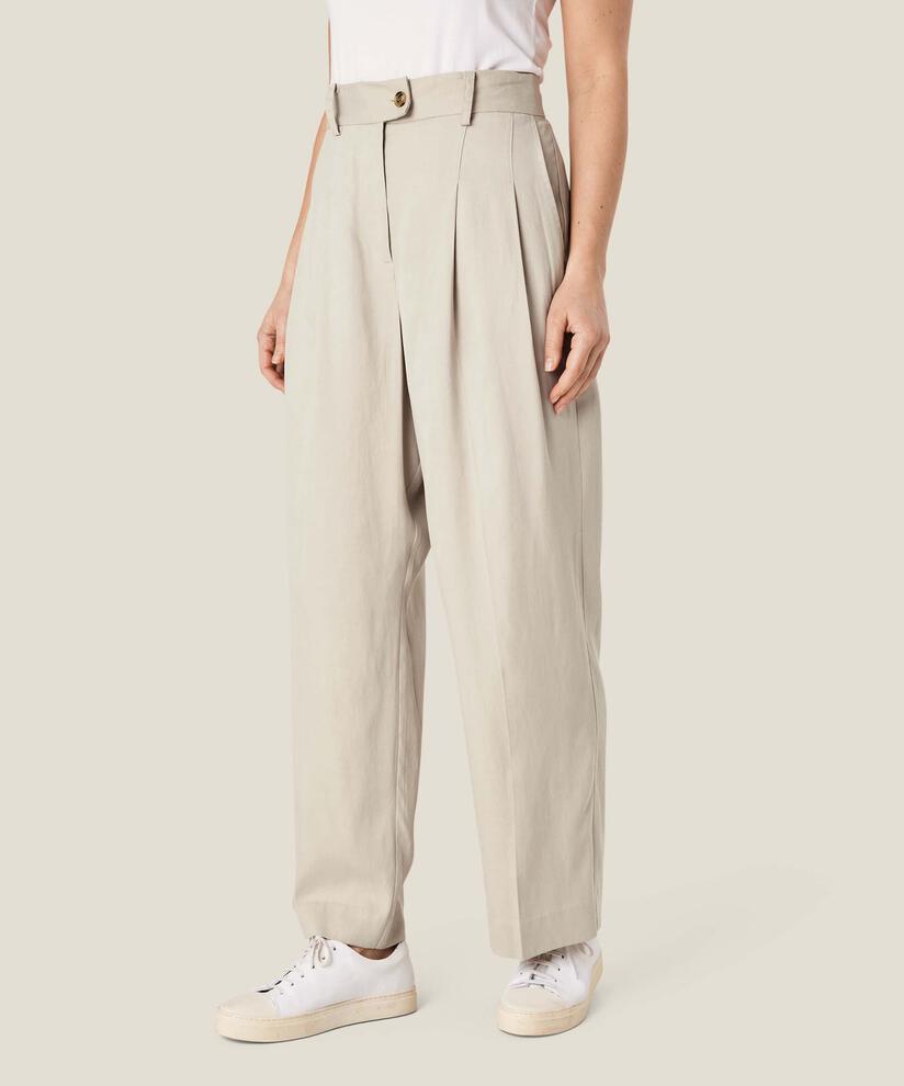Perlias Trousers, Silver Cloud
