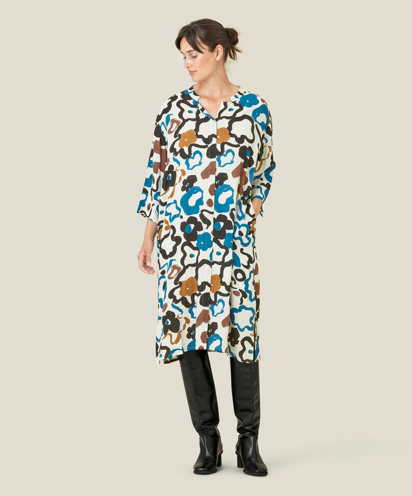 NIMES SHIRT DRESS, Chestnut