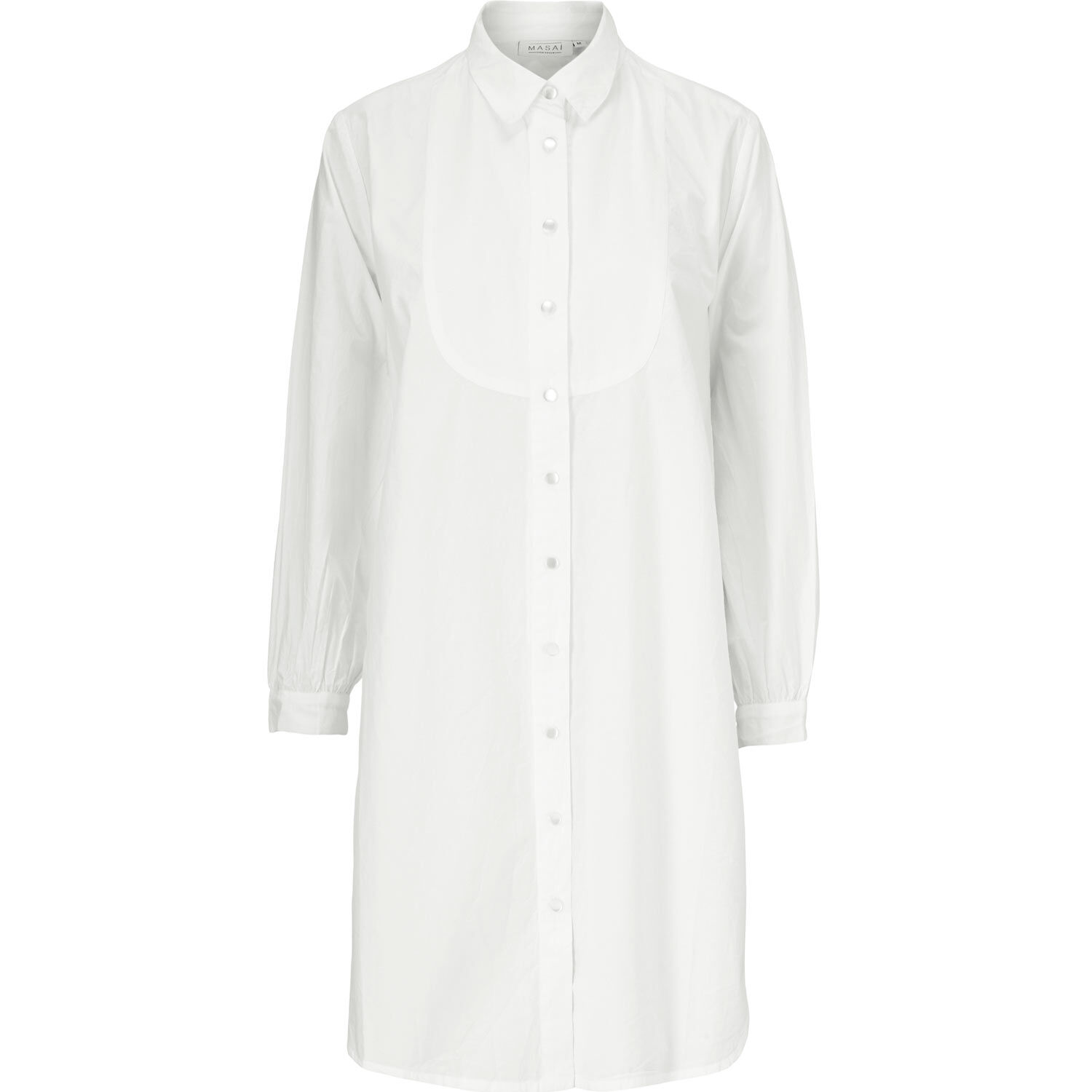 NESTA SHIRT DRESS, White