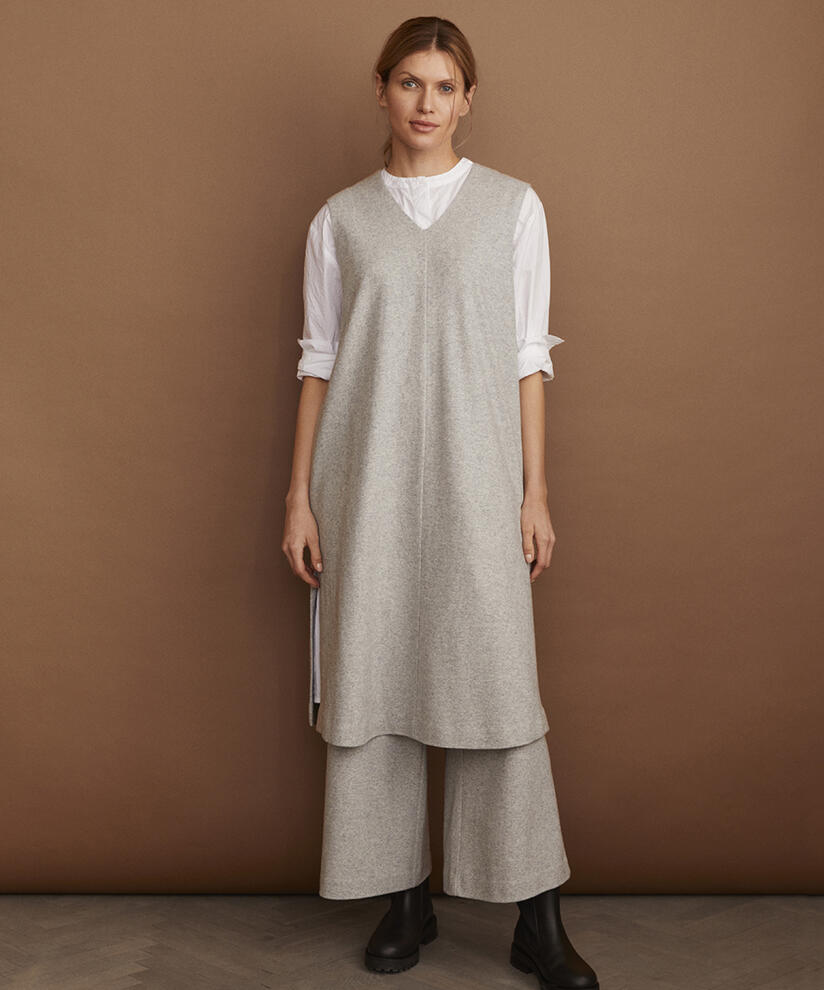 PIRA TROUSERS, L. Grey mel., hi-res