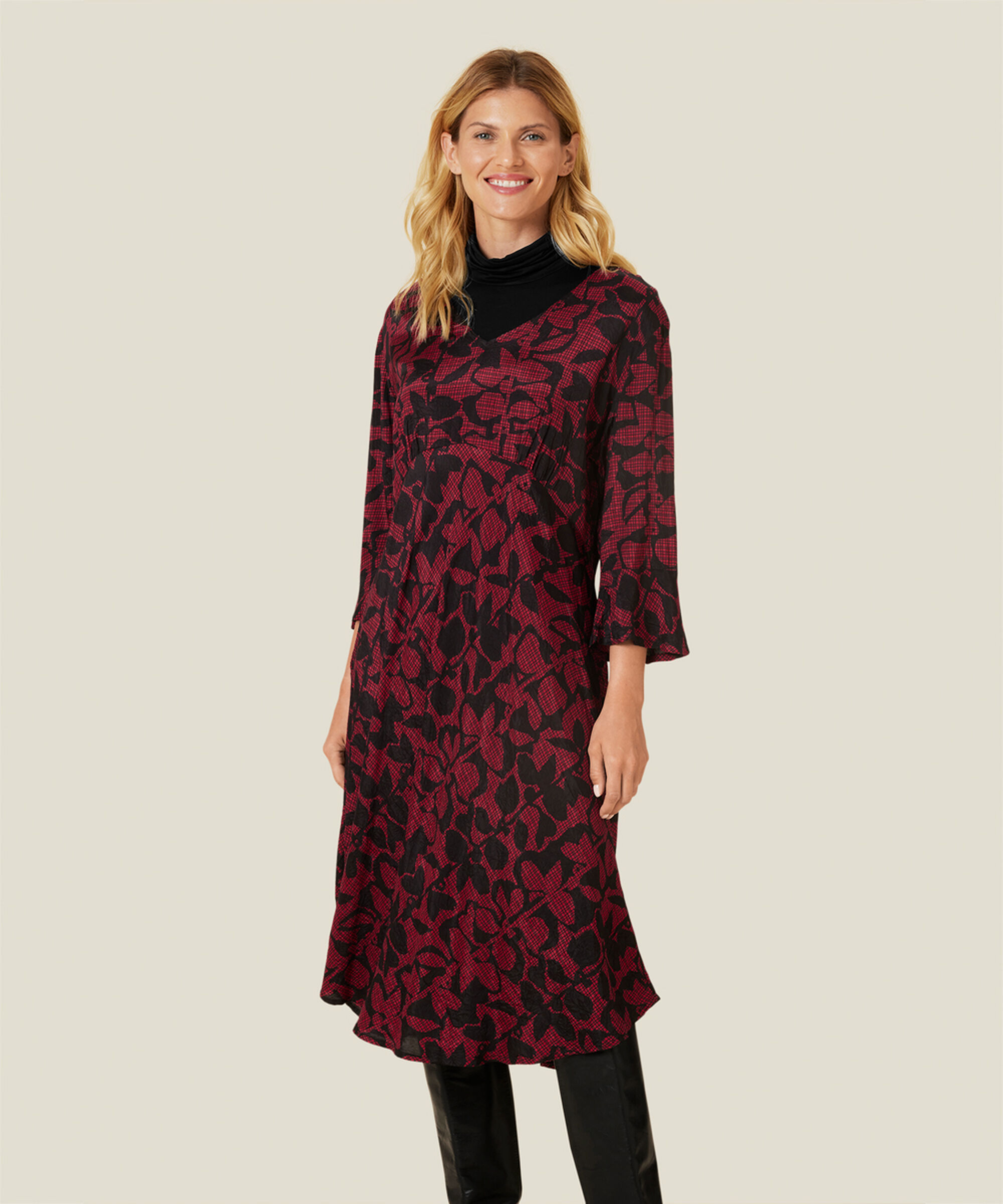 NITA DRESS, Chilli Pepper