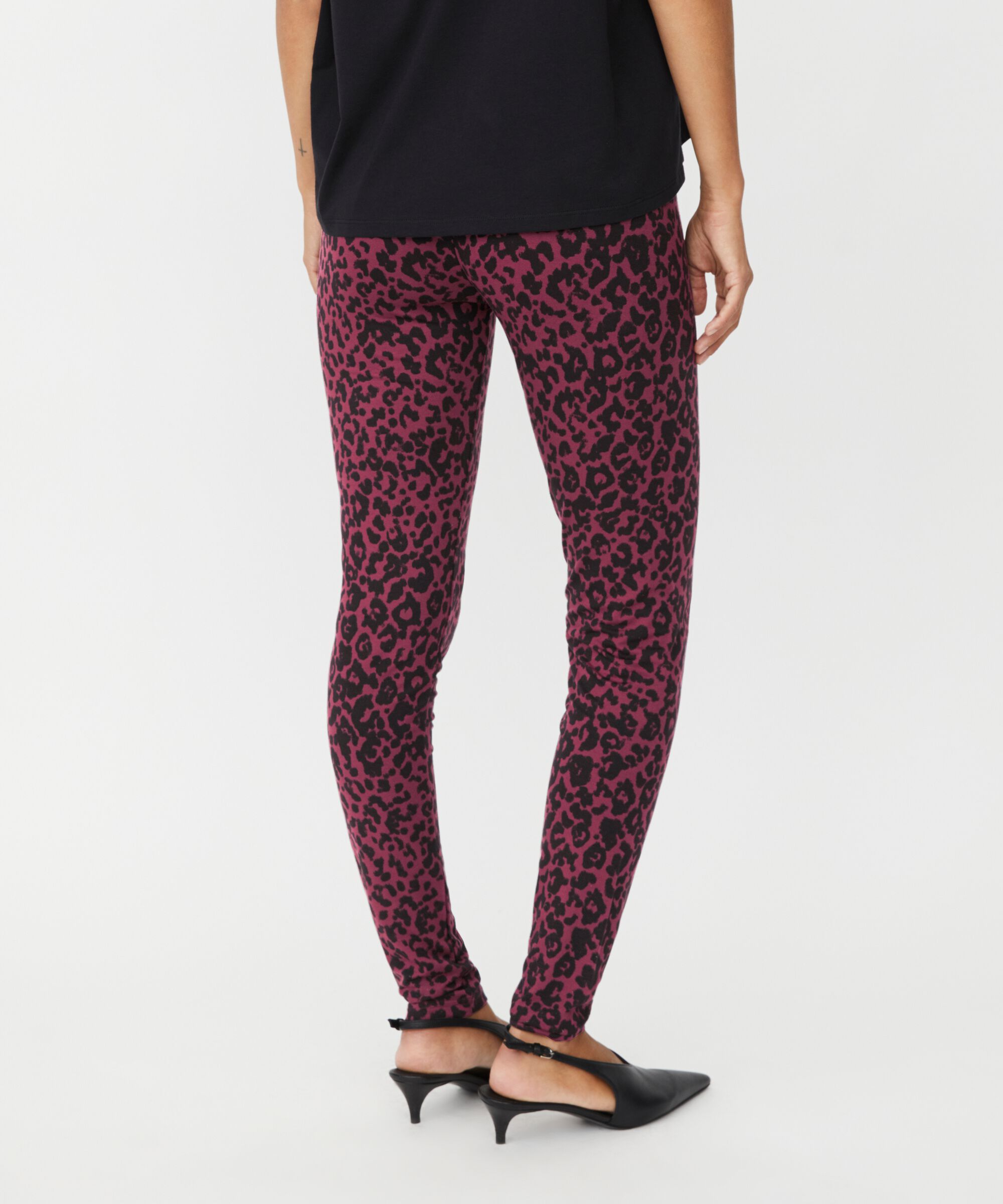Pio JERSEY Leggings, Tawny Port