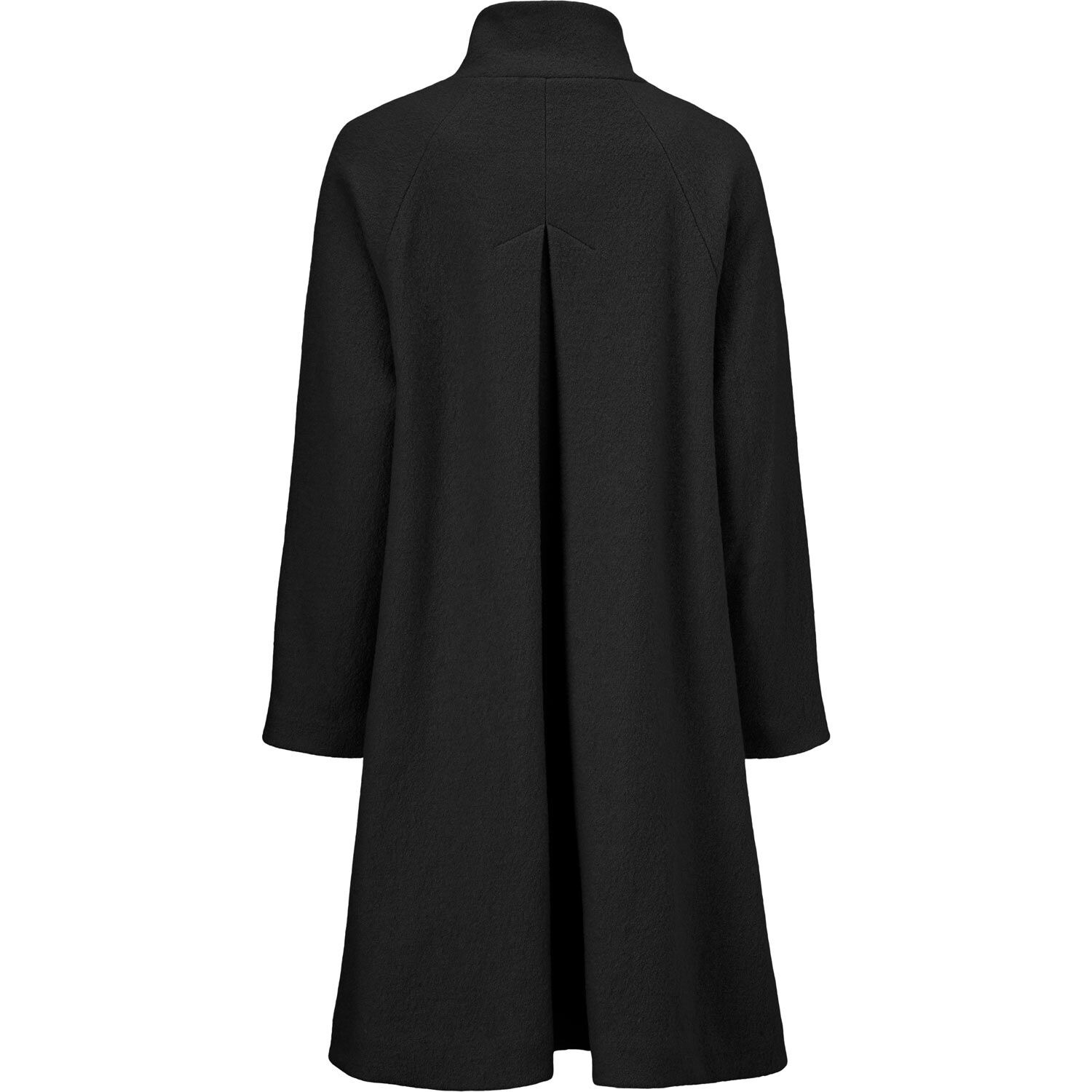 TESSA WOOL COAT, Black