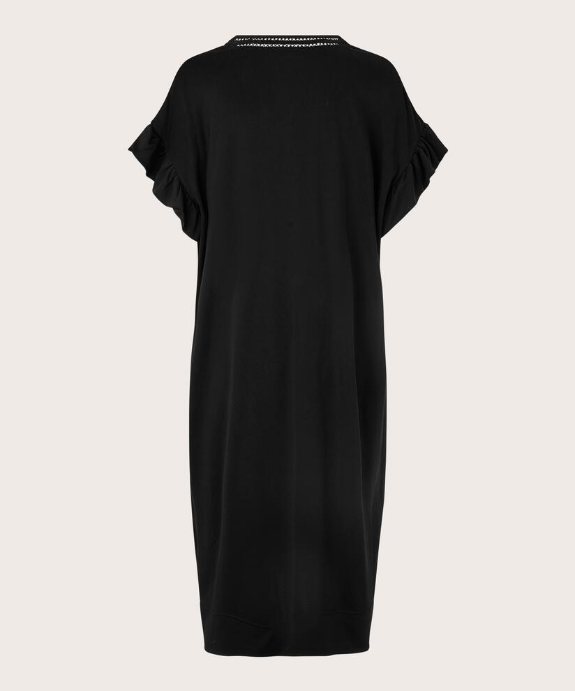 NYSAMA JERSEY DRESS, Black