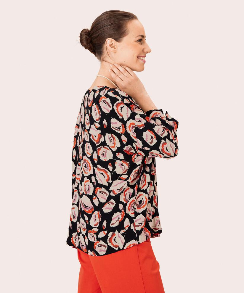 Becca Blouse, Red Clay