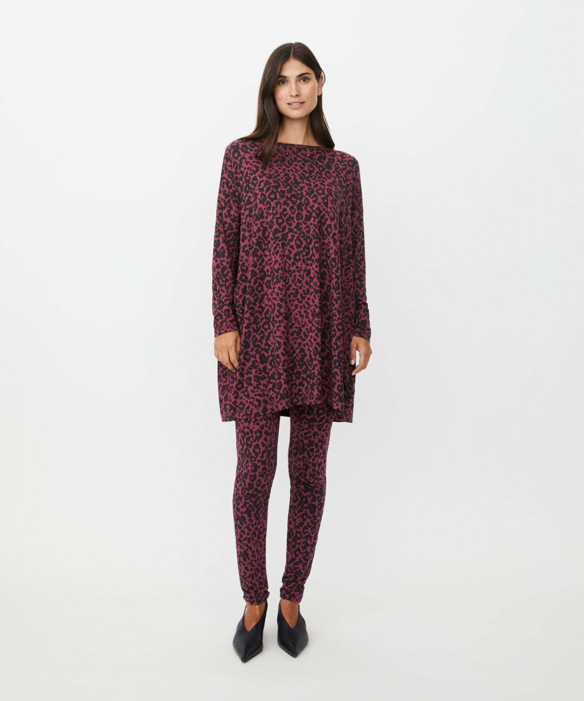 Pio JERSEY Leggings, Tawny Port