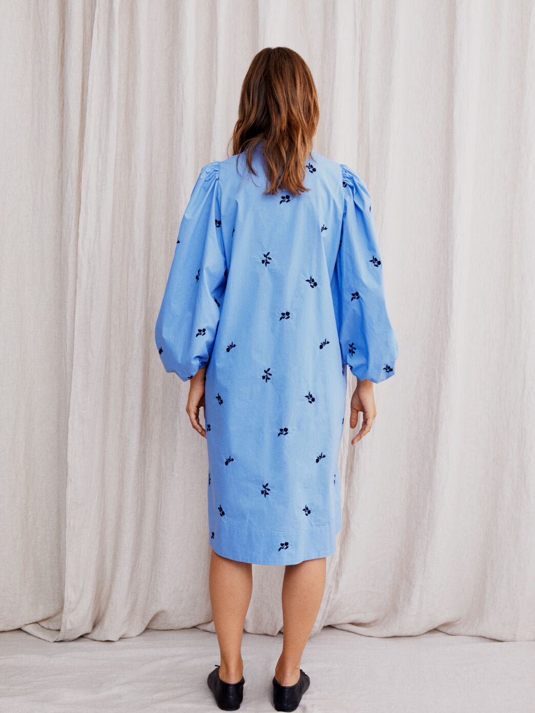 Nalo DRESS, Blue Bonnet