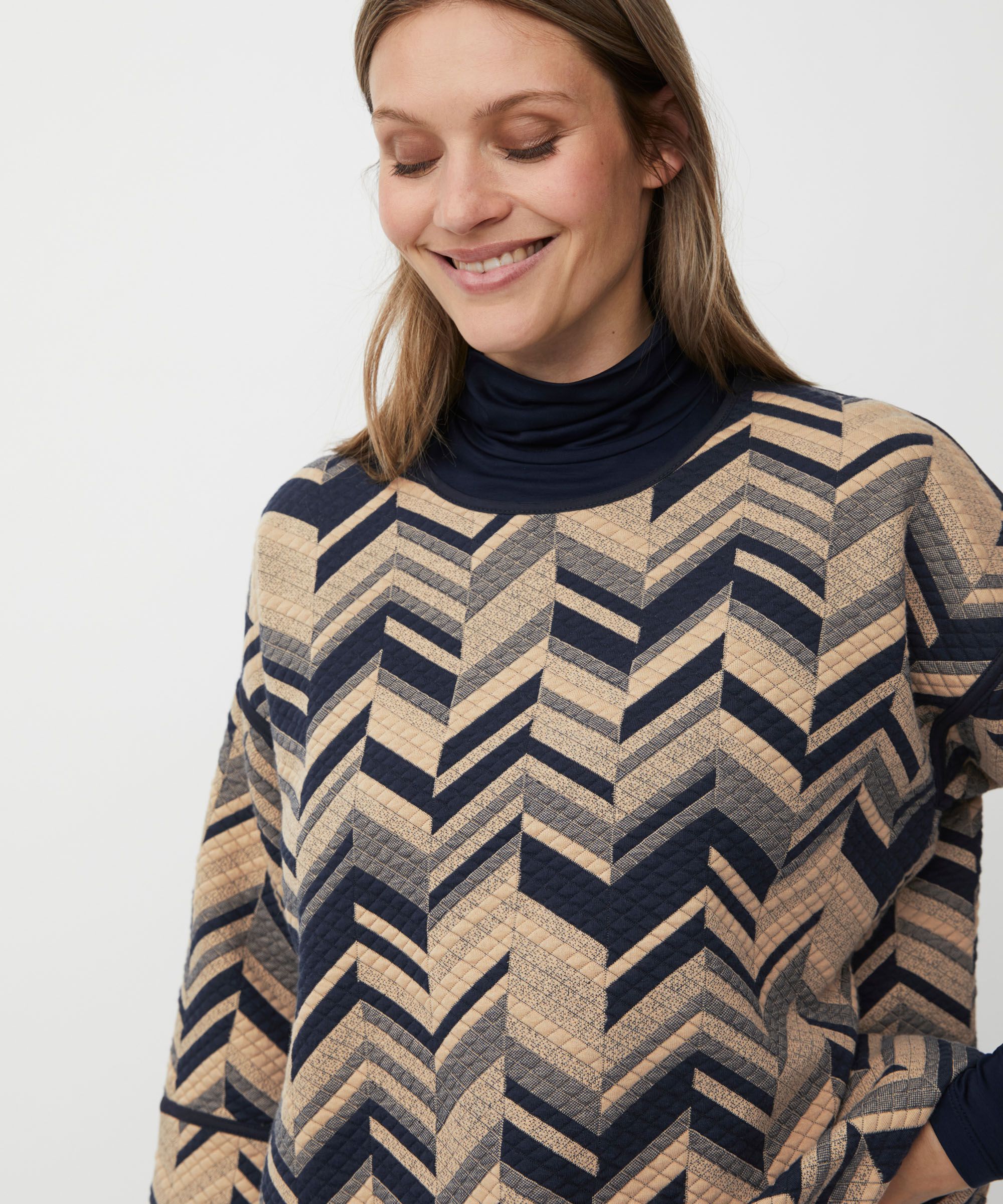 Briella JERSEY Top, Travertine