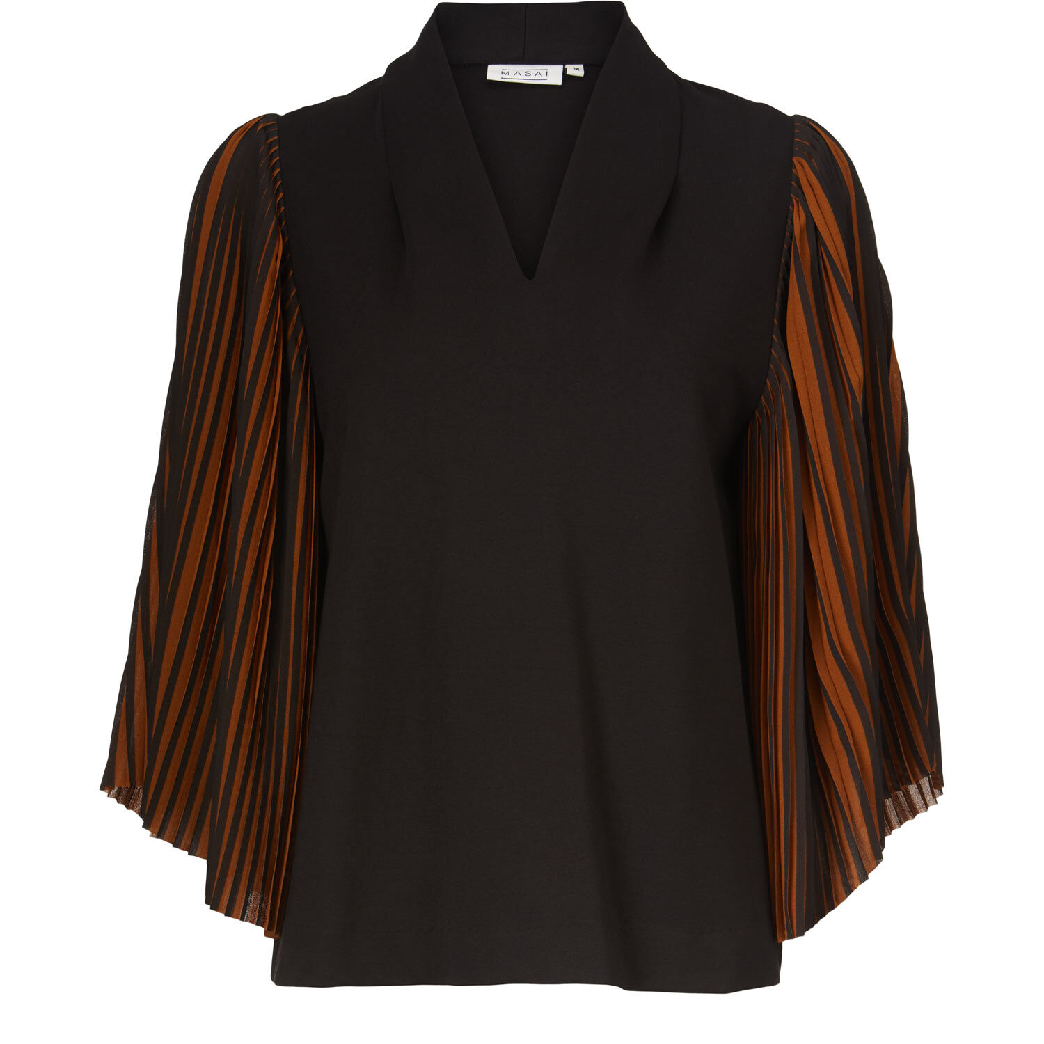 BIRGITTE JERSEY TOP, Black/Monk