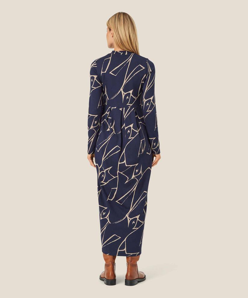 Nicolo JERSEY Dress, Navy Blazer
