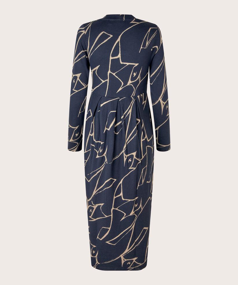 Nicolo JERSEY Dress, Navy Blazer
