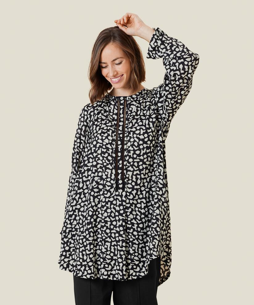 GLENNAT TUNIC, Black