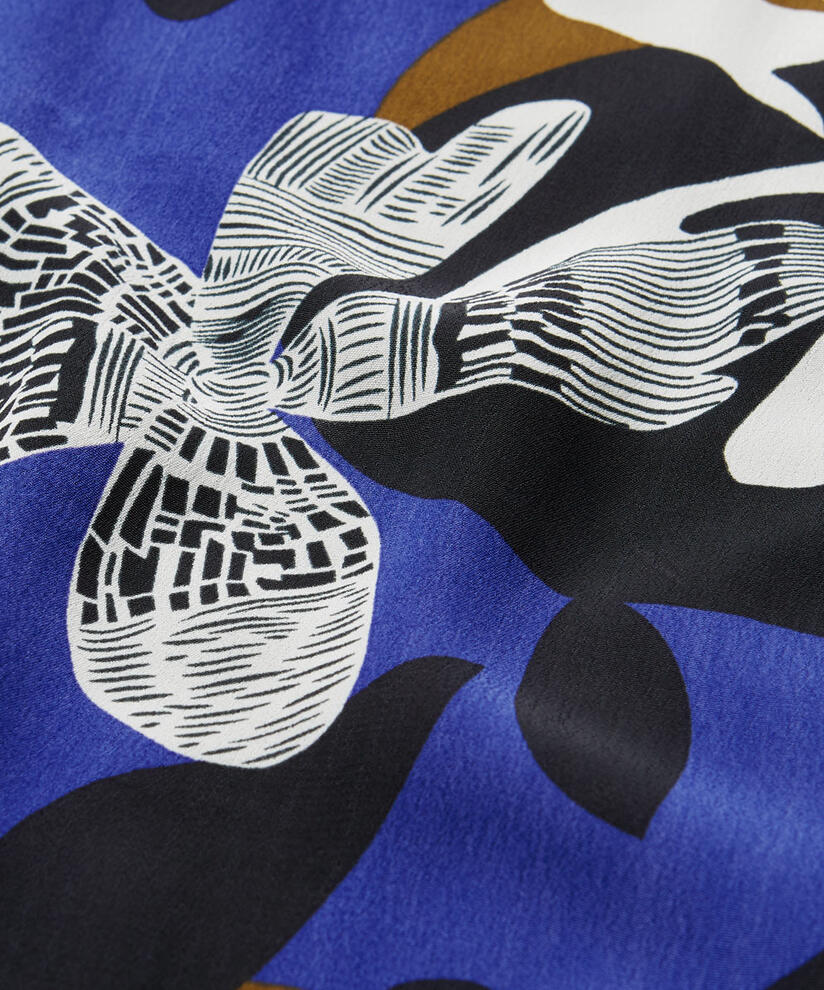 ALONG SCARF, Clematis Blue