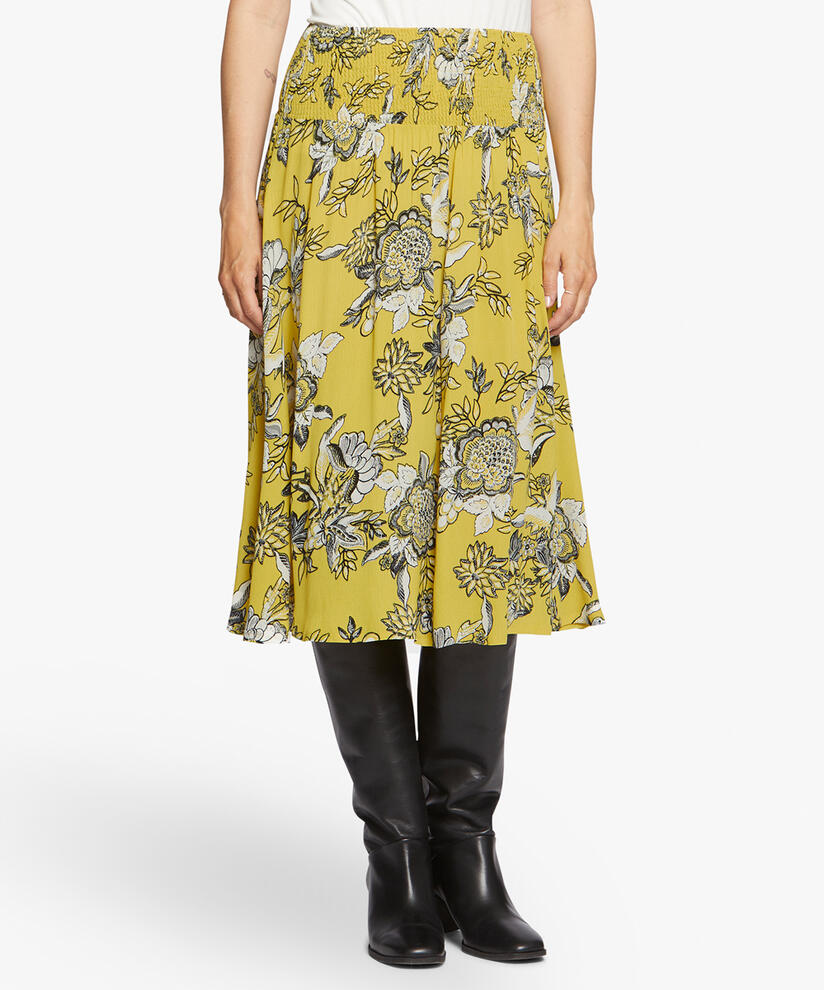SONDRA SKIRT, Oil Yellow