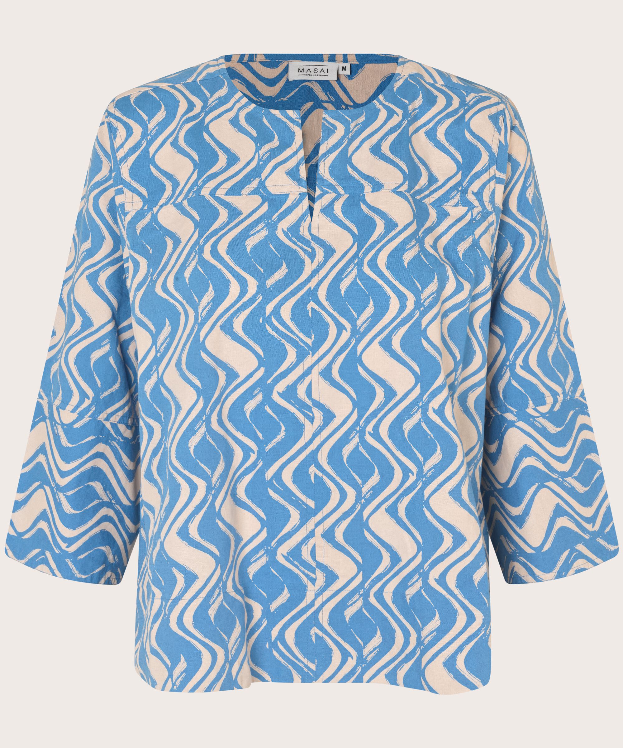 Deirdra Blouse, Blue Bonnet