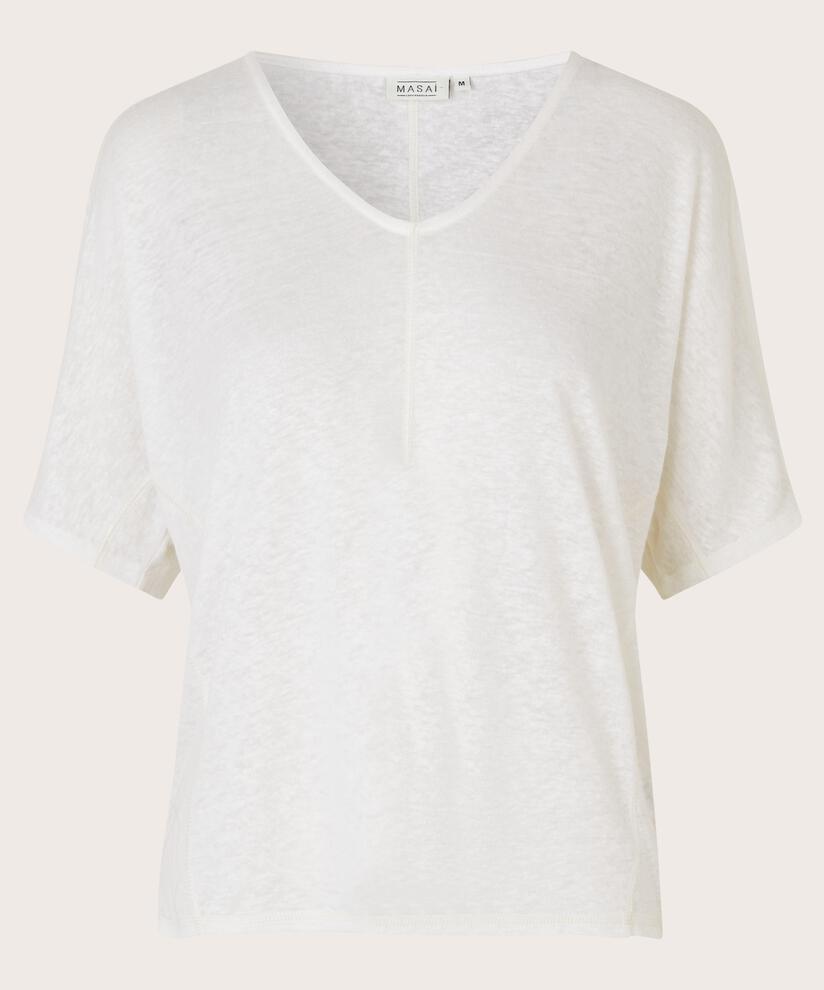 DENA JERSEY TOP, White