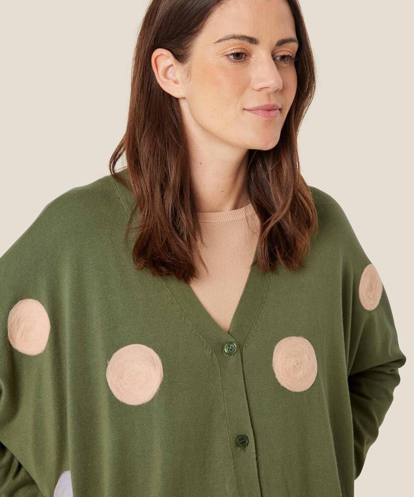 Lina Cardigan, Loden Green