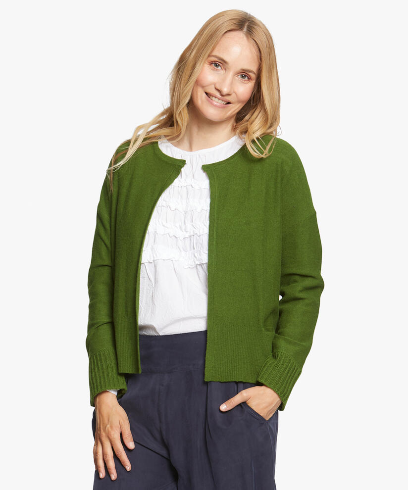 LEANN CARDIGAN, Garden Green
