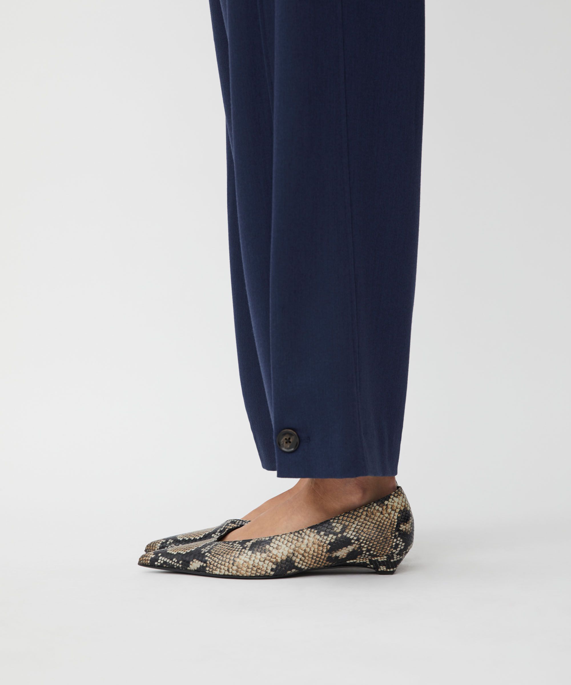 Punna Trousers, Navy Blazer