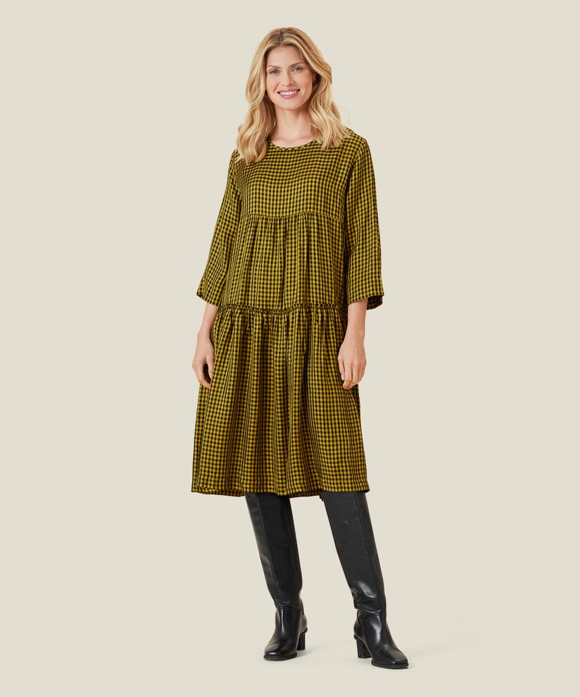NYKIA DRESS, Olive Oil
