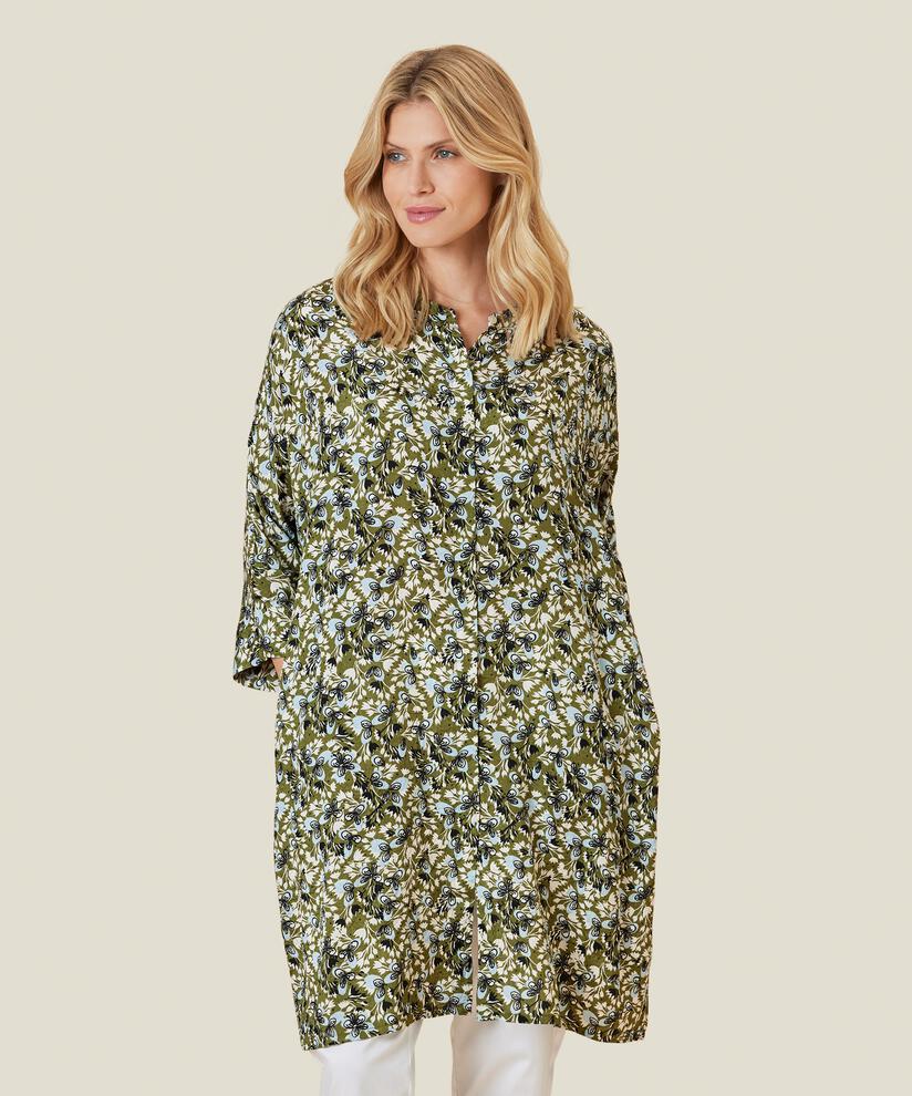 IOSETTA SHIRT DRESS, Olivine