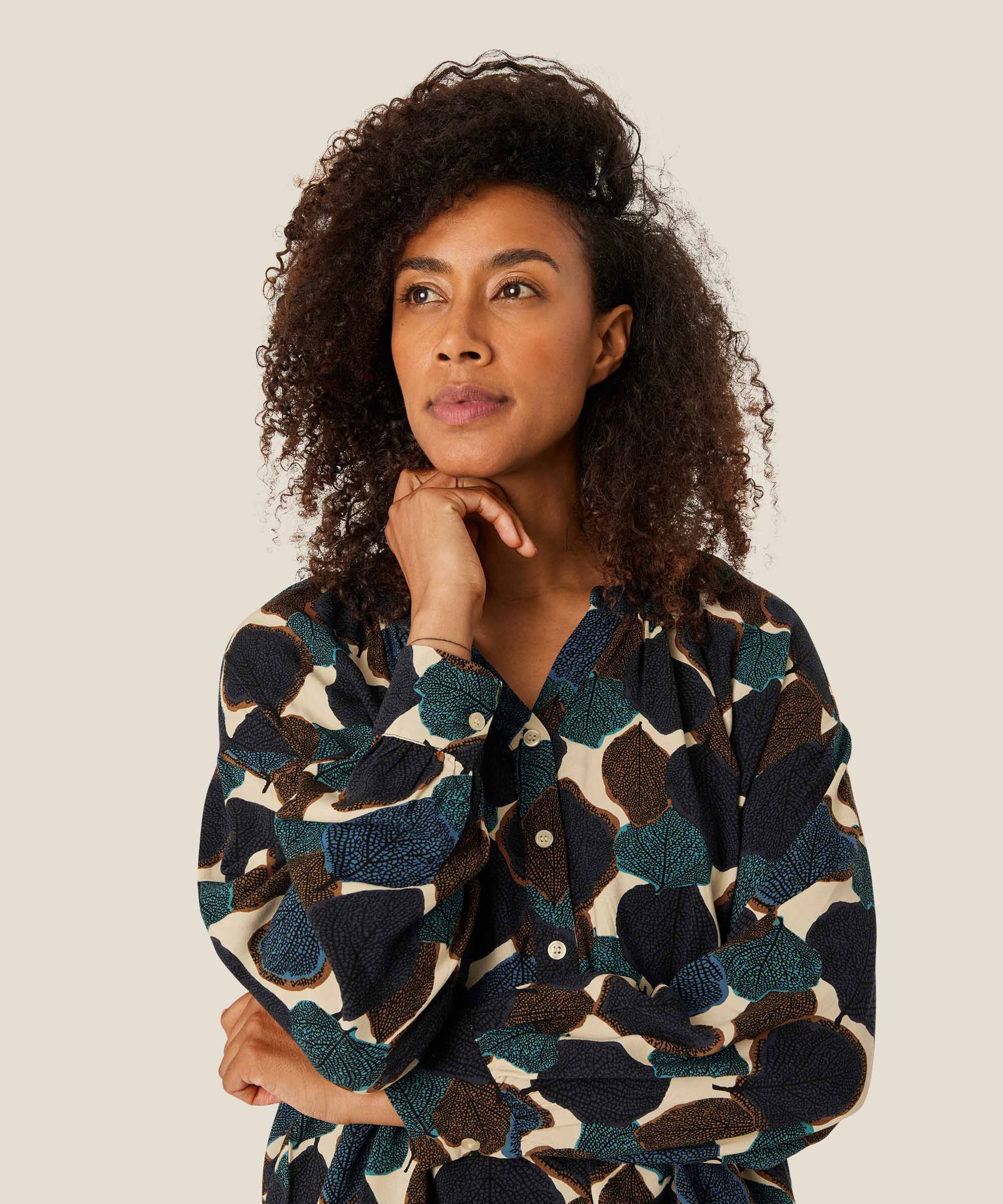 Dolma Blouse, Chipmunk