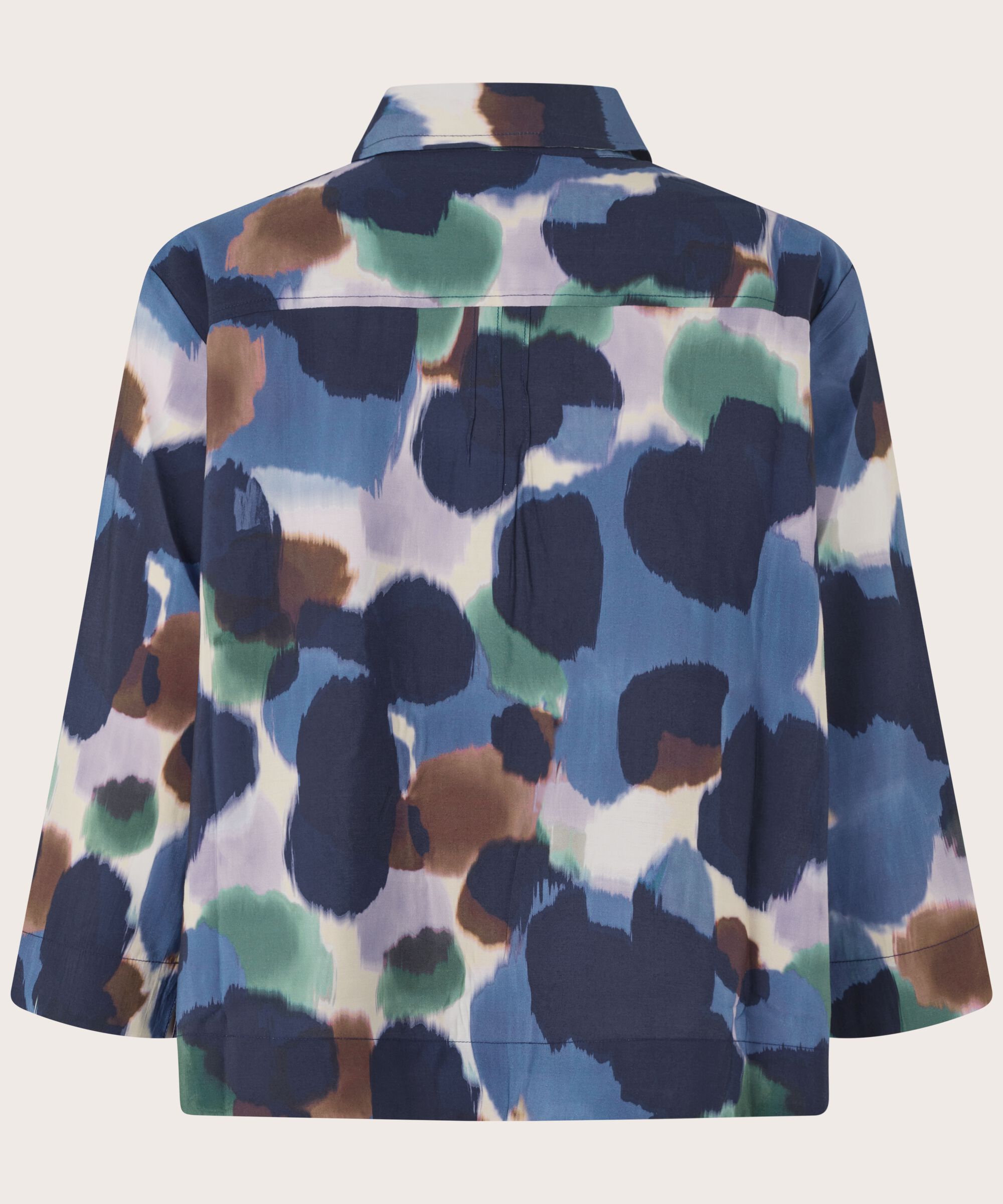 Ibilisan Shirt, Navy Blazer