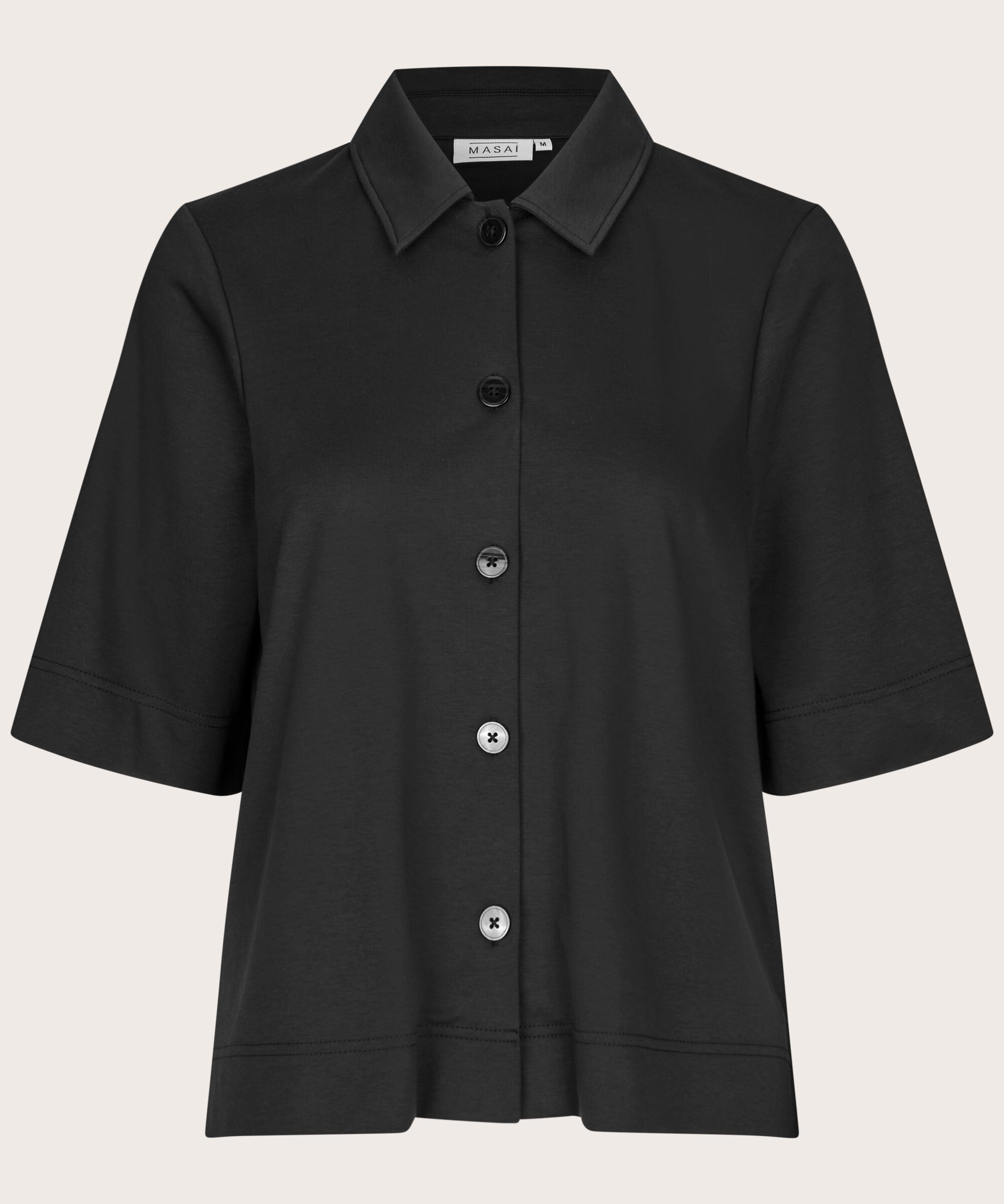 Ingelisa JERSEY Shirt, Black