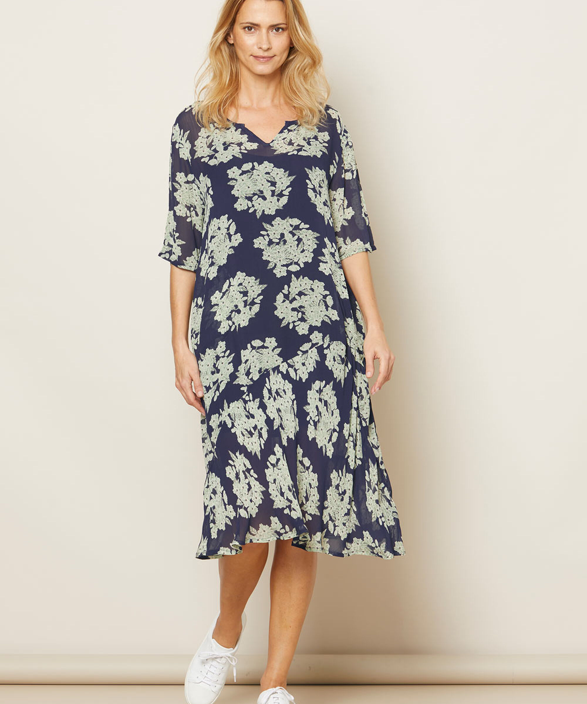 NATANIA DRESS, Medieval blue