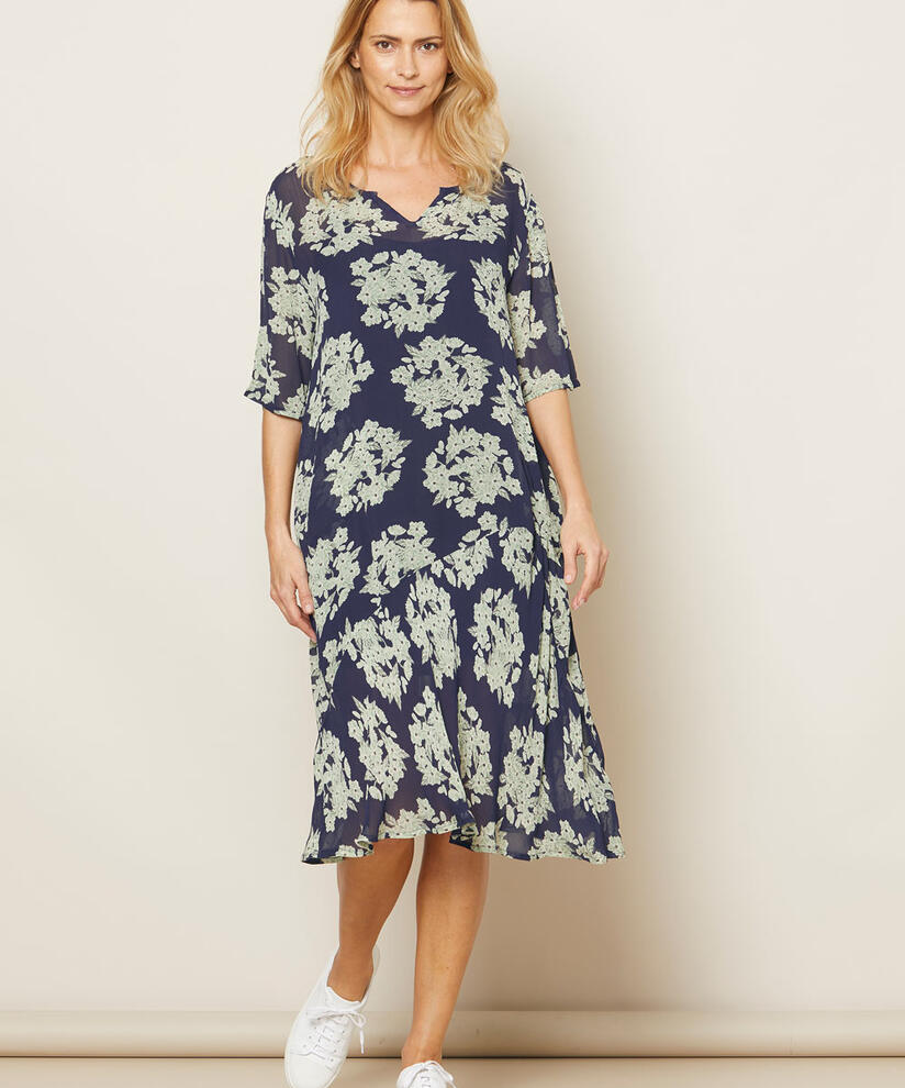 NATANIA DRESS, Medieval blue