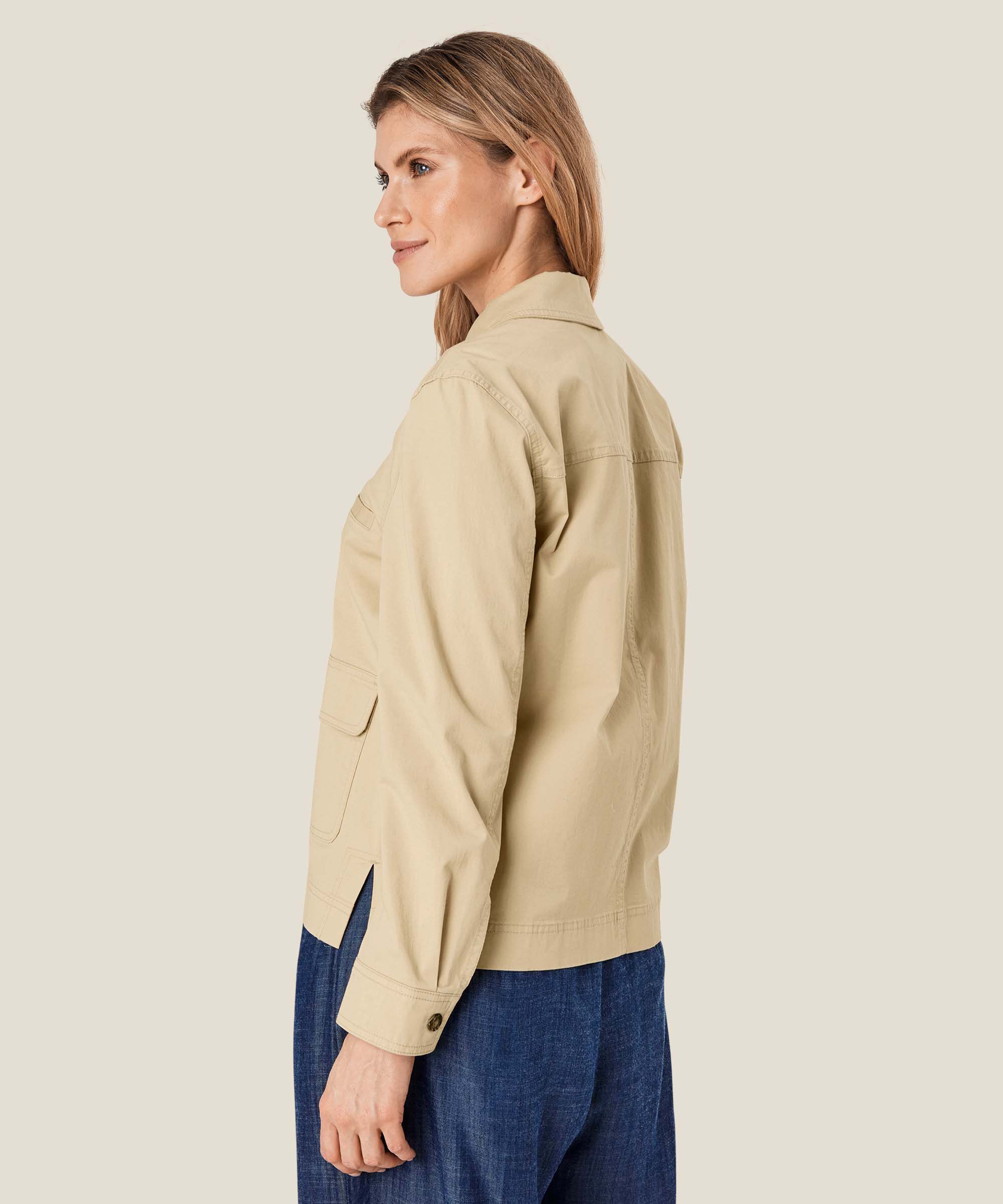 Janila Jacket, Pale Khaki
