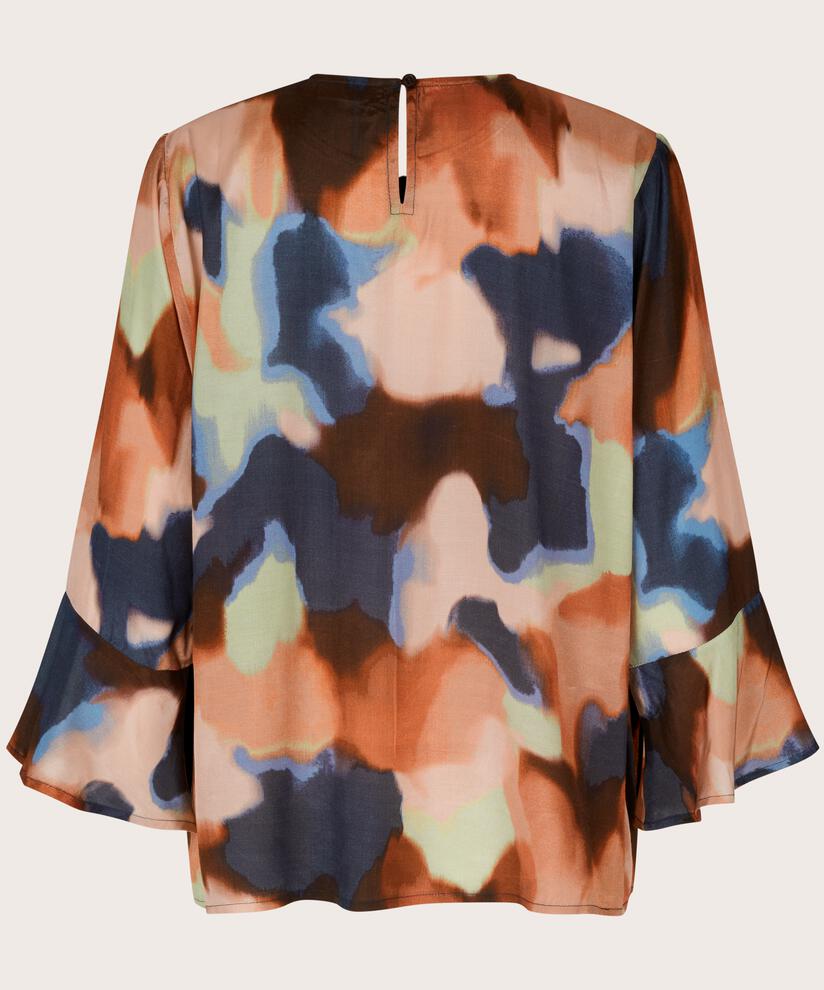 Bicca Blouse, Rose Smoke