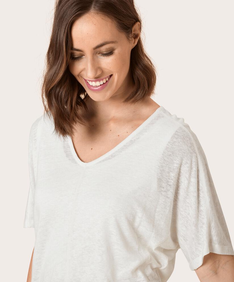 DENA JERSEY TOP, White