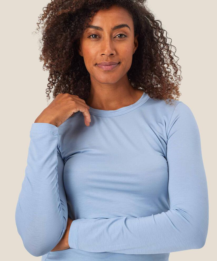 Doritla JERSEY Top, Blue Fog