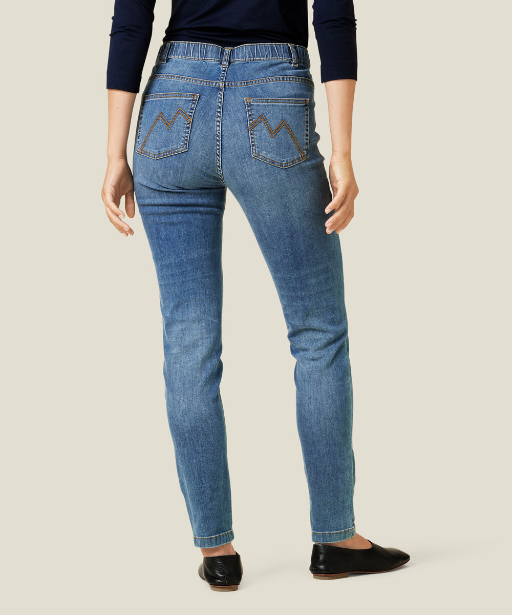 PAPIA TROUSERS, Blue Denim