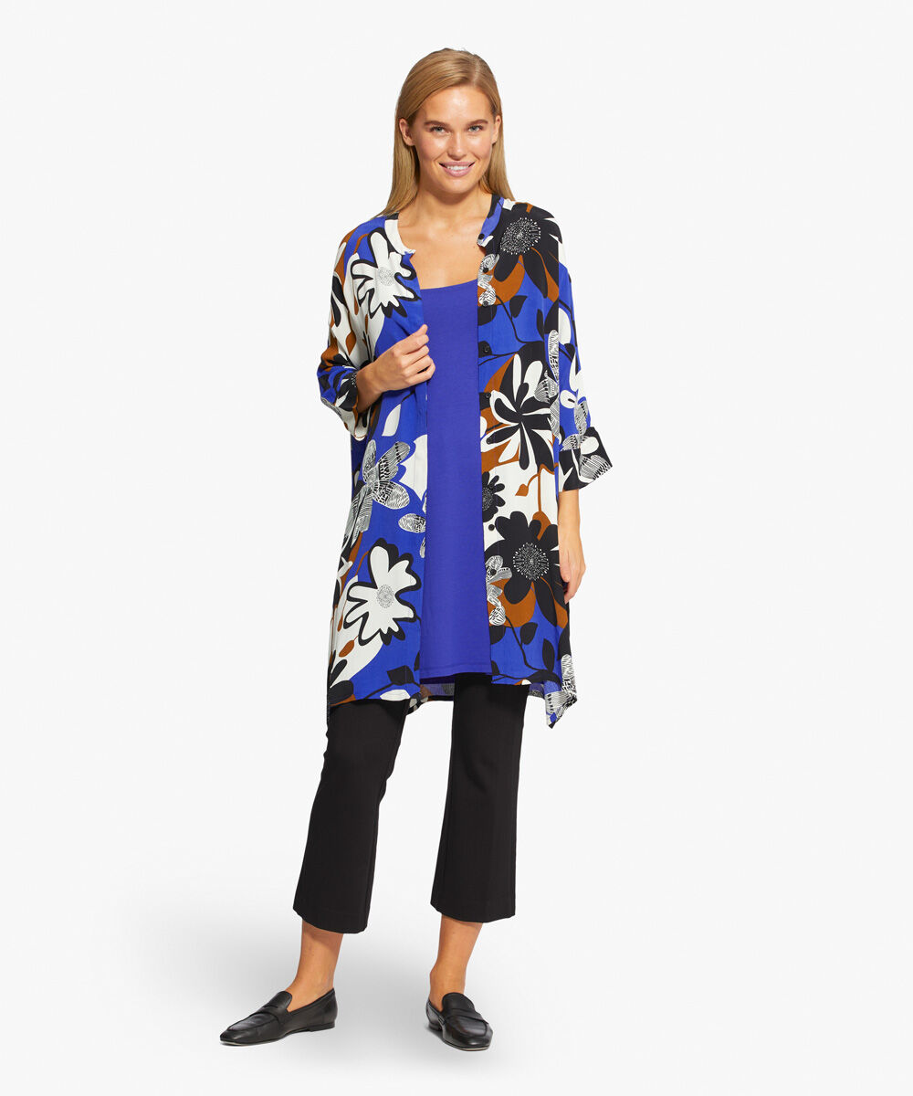 HABITA TUNIC, Clematis Blue