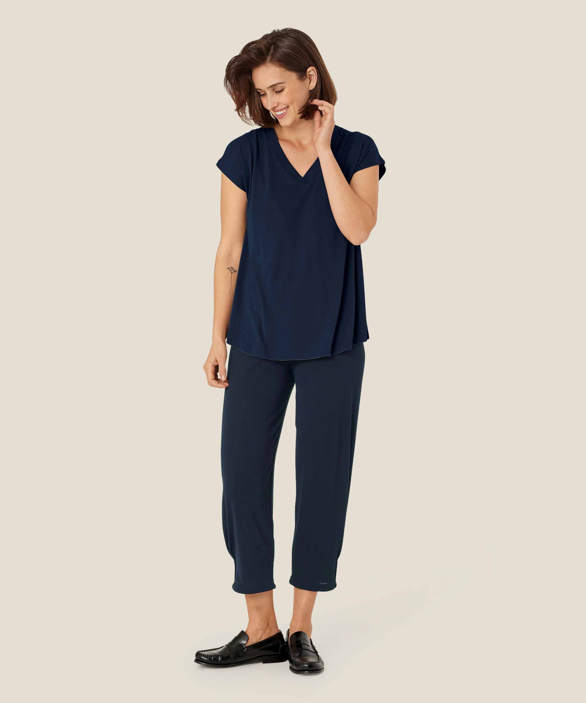 Efa JERSEY Top, Navy