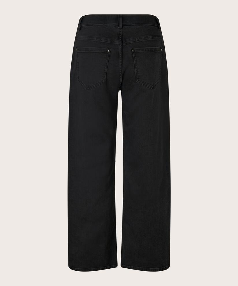 Philine Denim Trousers, Black