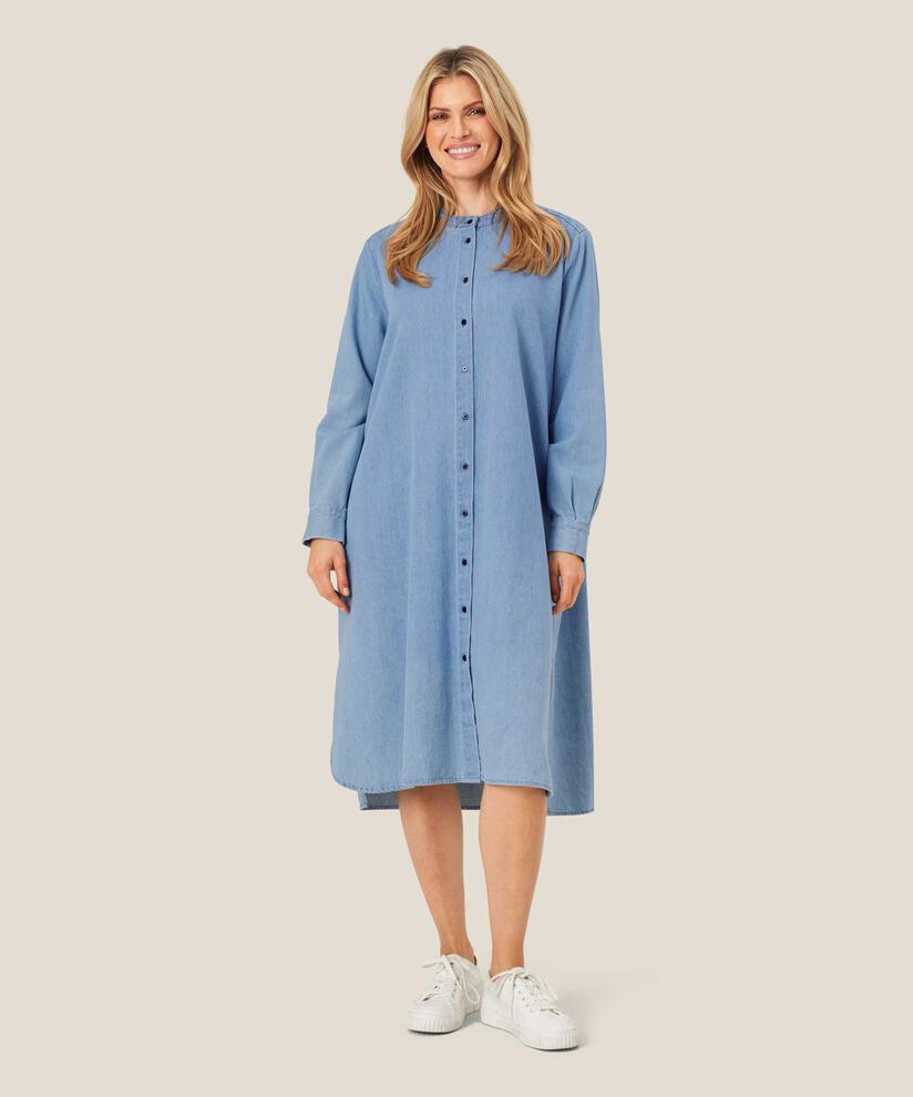 Naja Denim Shirt Dress, Light Denim