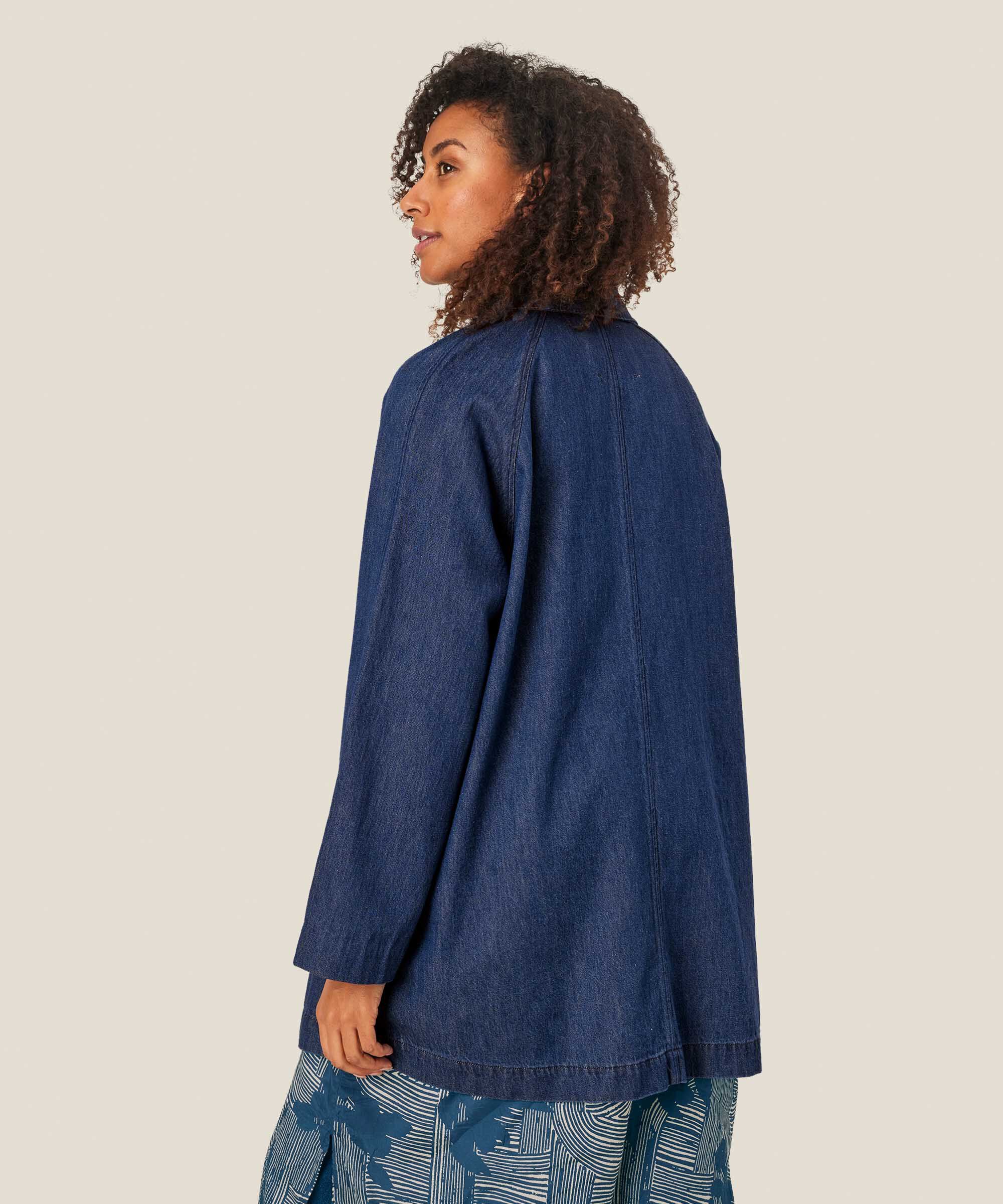 Tam Denim Coat, Dark Denim