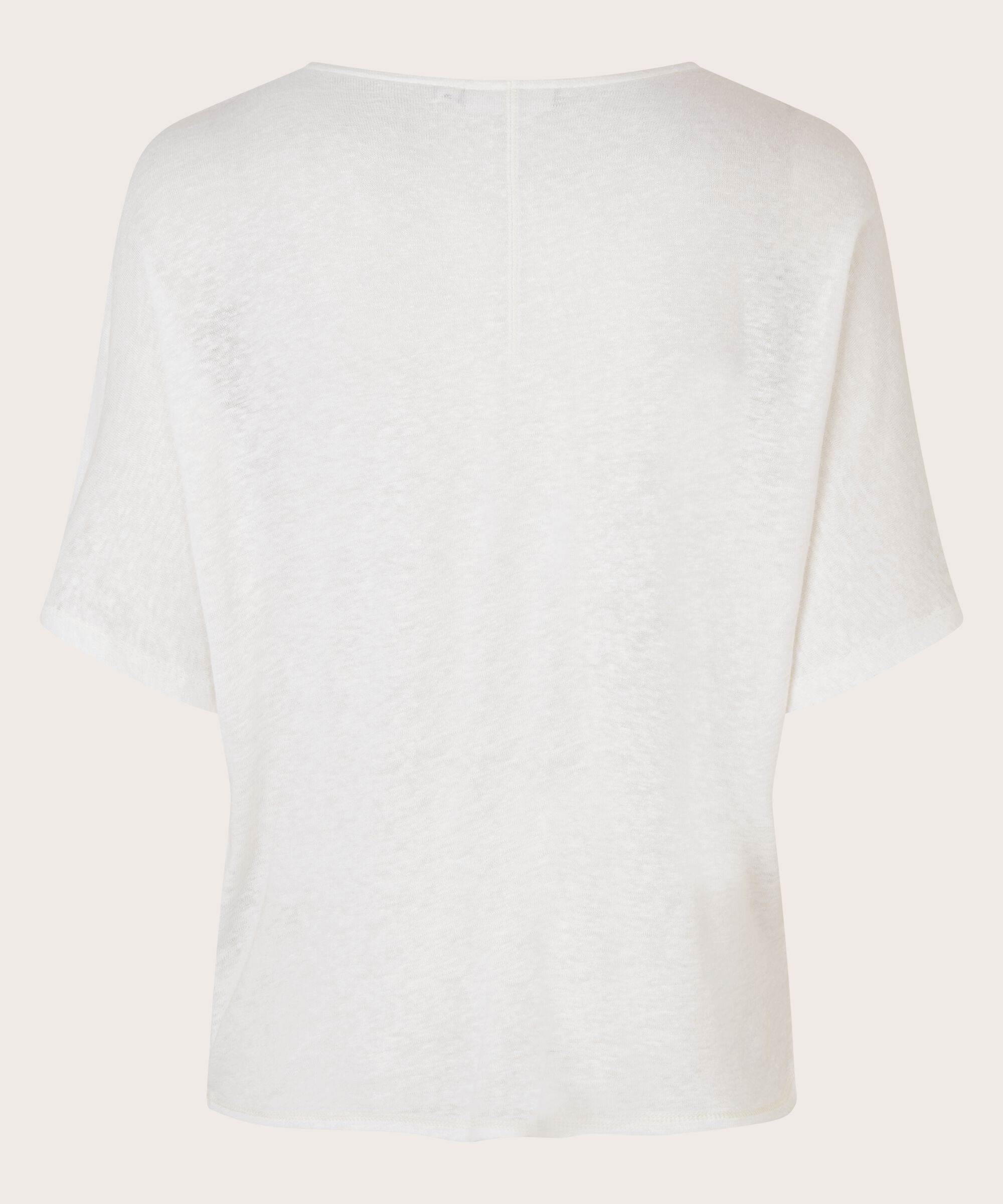 DENA JERSEY TOP, White