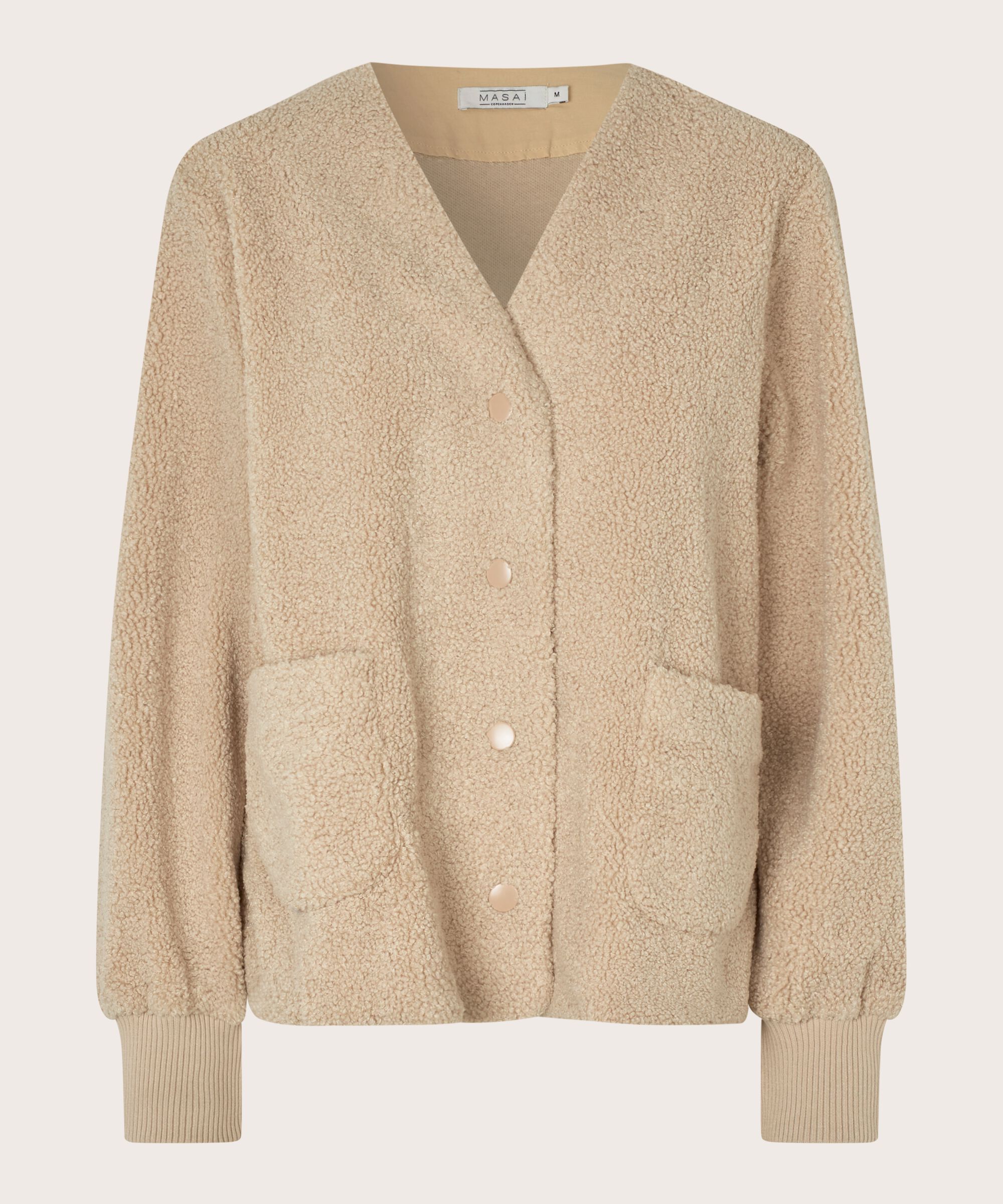 Junte Teddy Fleece Jacket, Fog