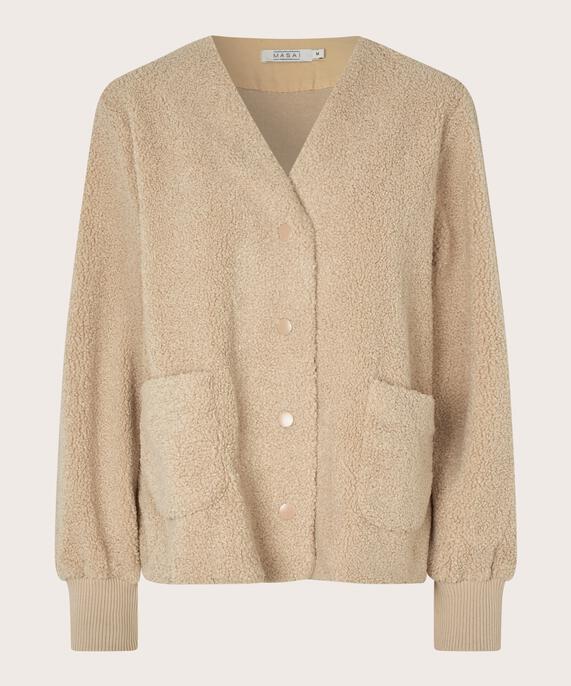 Junte Teddy Fleece Jacket, Fog