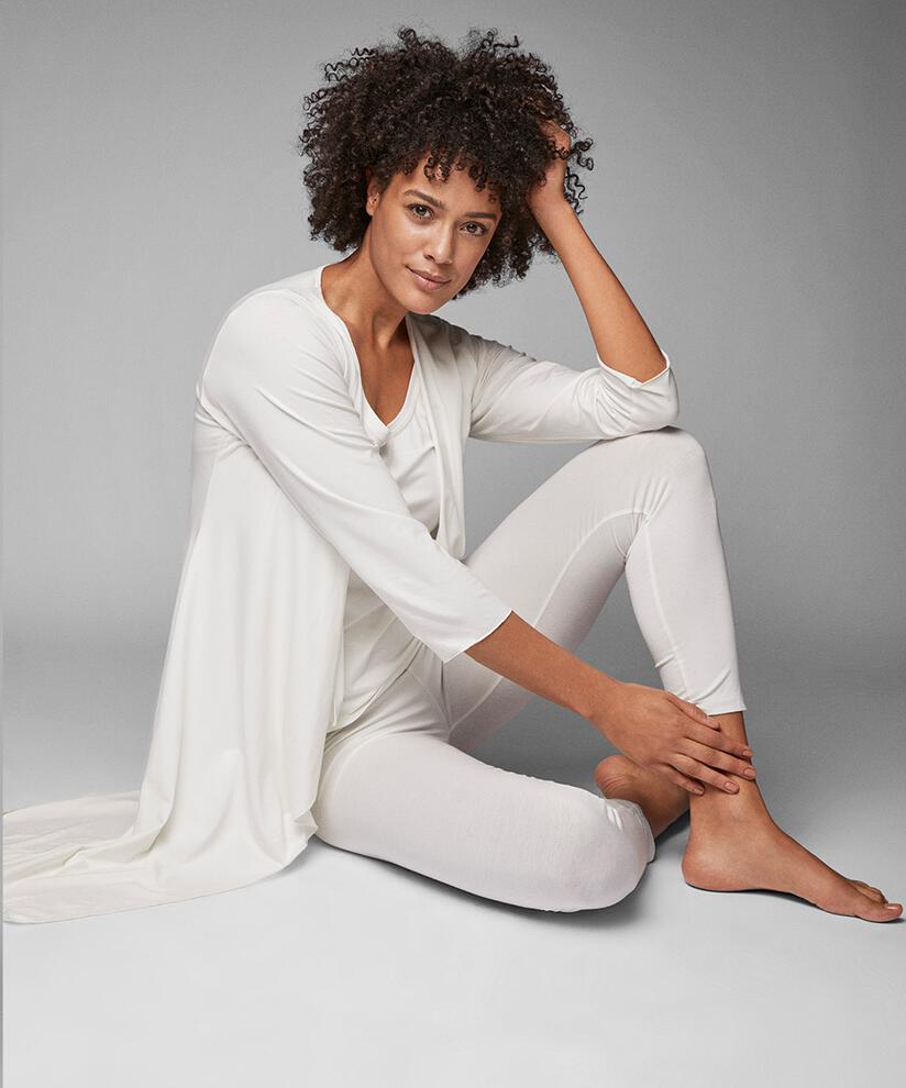 Ibone Jersey Cardigan, Cream