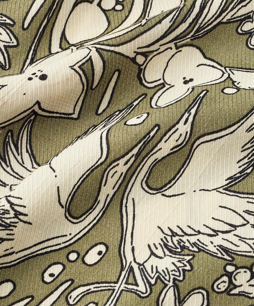 Galene Tunic, D. Lichen Green