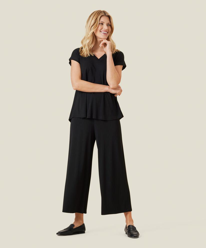 Efa JERSEY Top, Black