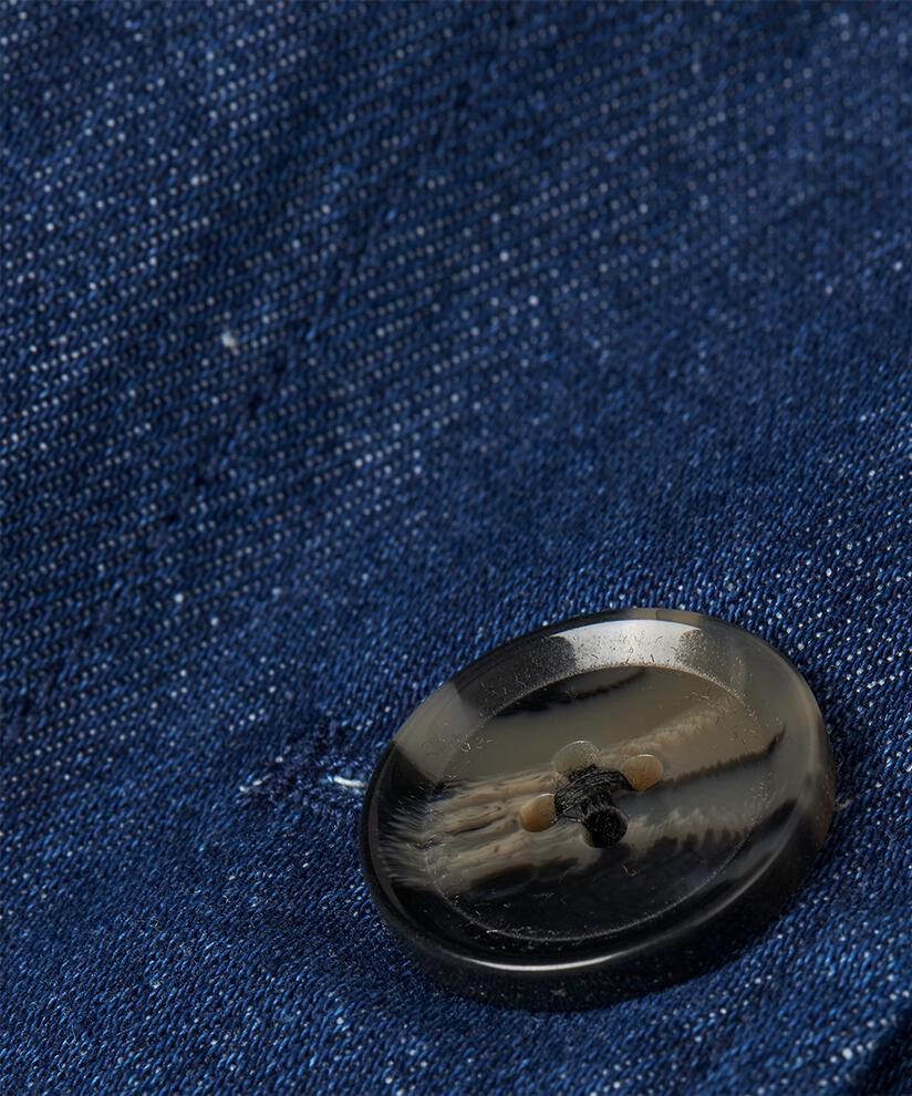 Tamar Denim Coat, Dark Denim